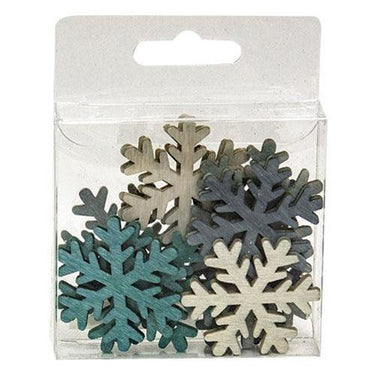 Cool Blue Winter Snowflake Bowl Filler 15 4 Asstd - The Fox Decor